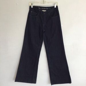 Levi's Women Vintage Y2K Dark Blue Wide Leg Flare High-Rise Career Jeans SZ 4